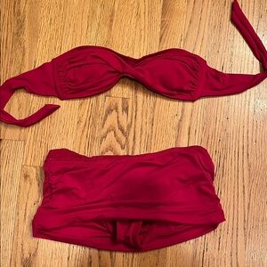 Jantzen Red Women's Bikini Set size S/M